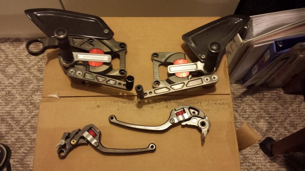 Bmw hp rearsets and hp levers BMW S1000RR Forum